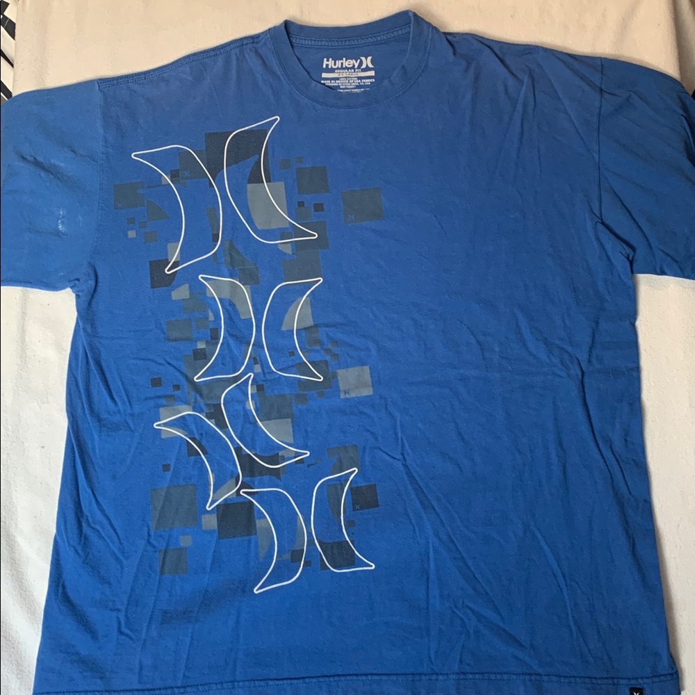 VINTAGE blue Hurley T-shirt